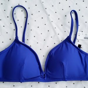 J Crew French Cross Back bikini top swimsuit